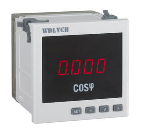 Oem Odm Digital Power Factor Meter , 120*120mm Power Consumption Meter For Distribution Automation