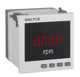 96*96mm Marine Digital Tachometer One Channel Passive Relay 2 Switch Output